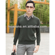 fashion men winter cashmere sweaters shirt collar